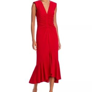 Cinq a Sept Dianne Cap Sleeve Midi Dress